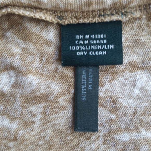 LRL Python Print Linen Knit Top - Picture 6 of 6